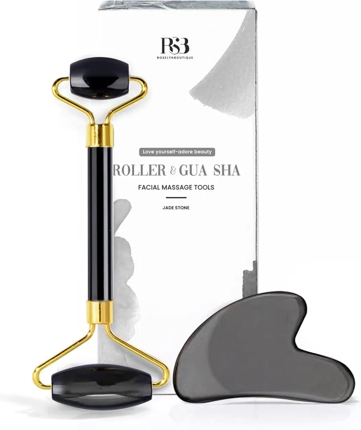 Fine ROSELYNBOUTIQUE Gua Sha Facial Tools Face Roller Face Massager Trendy