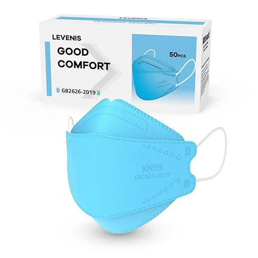 Consistent LEVENIS KN95 Face Masks 50 Pack Breathable Comfortable and Disposable KN95 Mask Verified