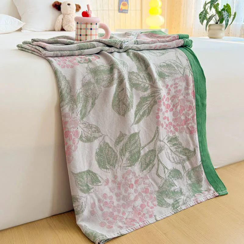 Long-Lasting Ownkoti Floral amp Leaf Bamboo Fiber Summer Blanket Superior