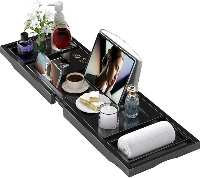 Functional Bathtub Tray Caddy Expandable Bath Trays Quality