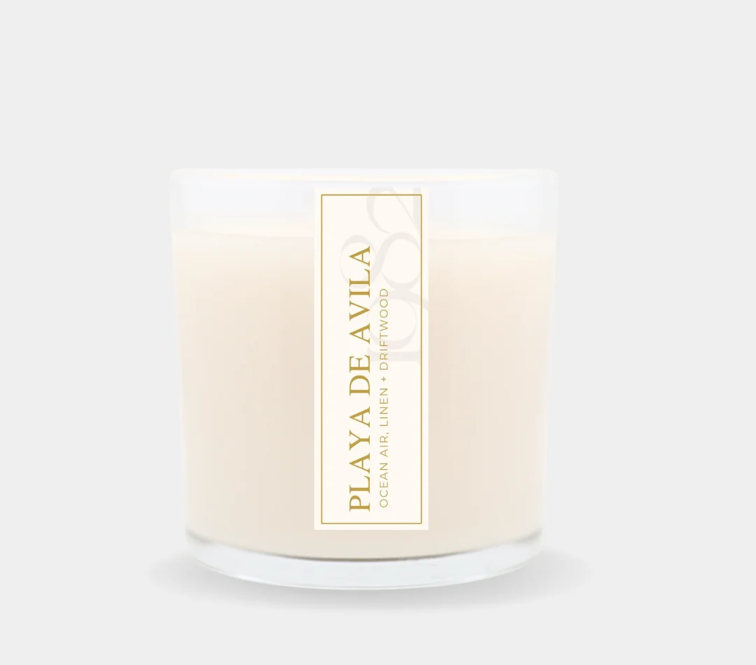 Fast Playa De Avila 14 oz Double Wick - Notes Soft Driftwood Clean Linen amp Crisp Ocean Air Pure