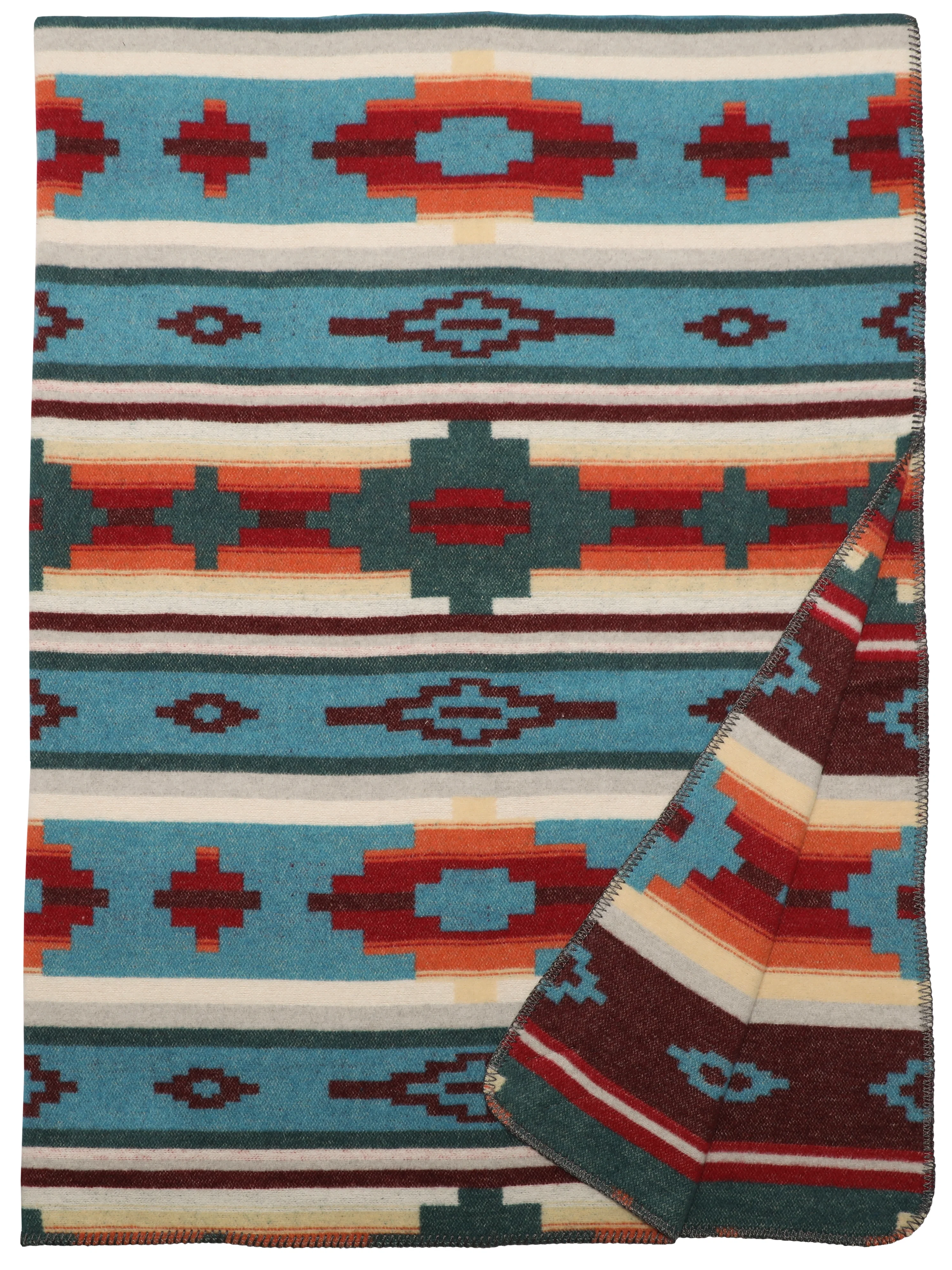 Minimalist Crystal Creek III Throw Pure