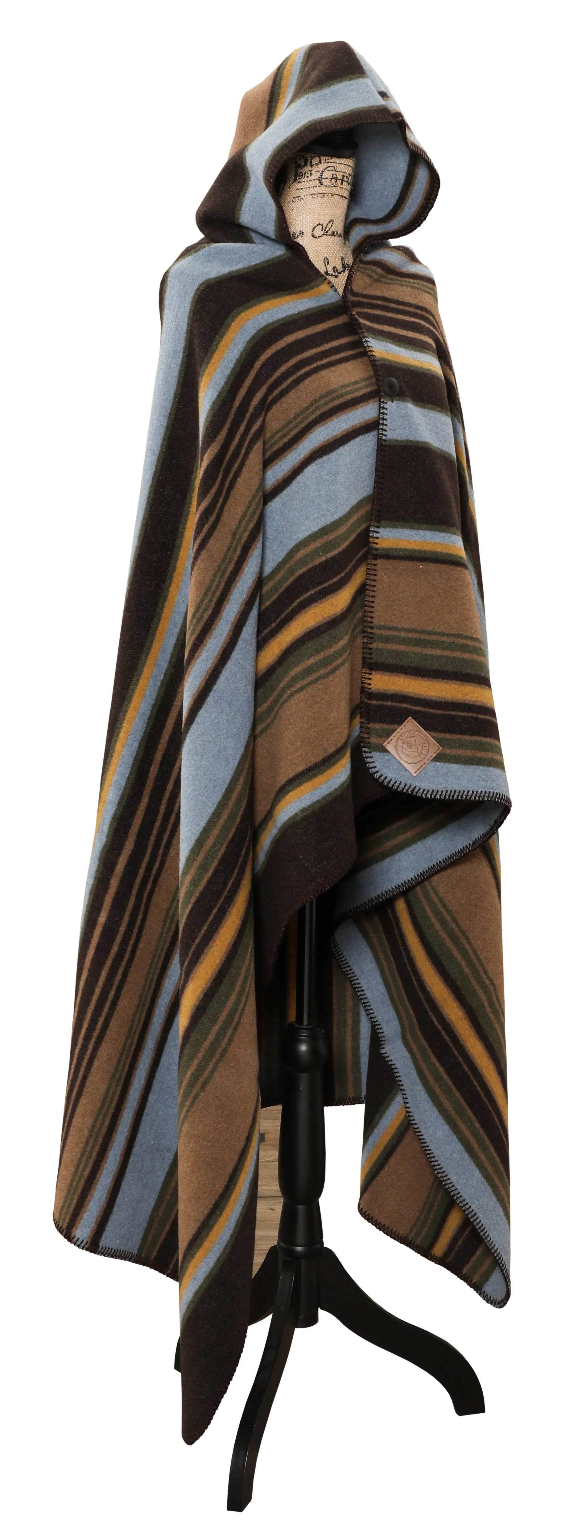 High-Quality Hudson Earth Hooded Throw Smooth