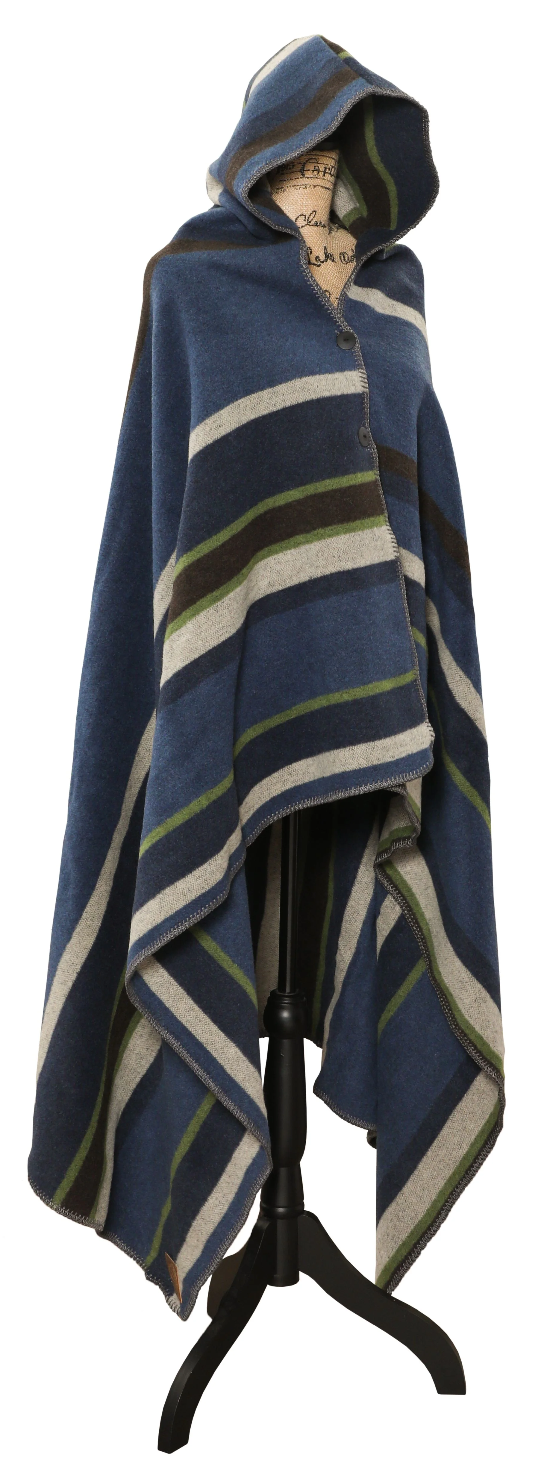 Fast Lapis Valley Hooded Throw Excellent