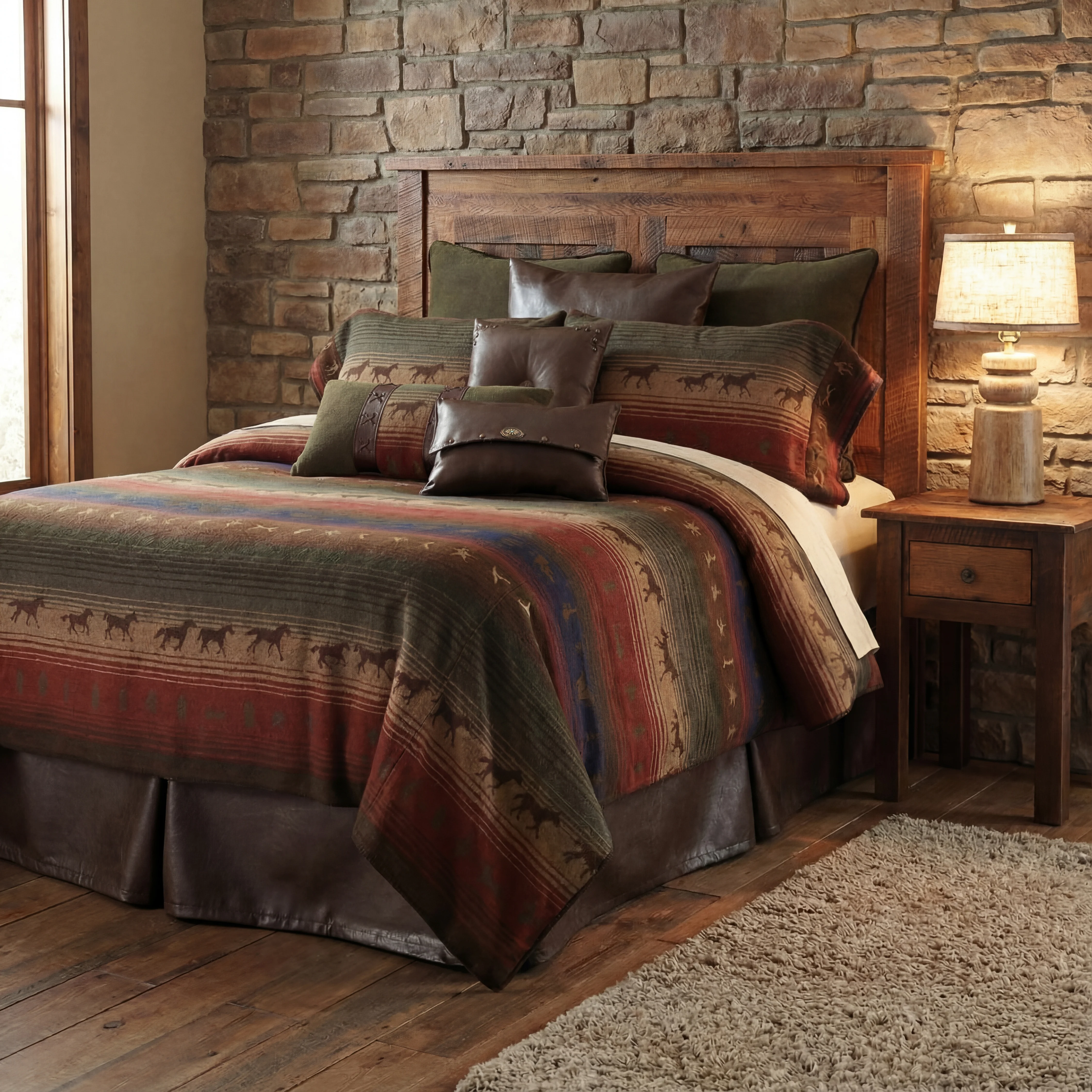 Elegant Mustang Canyon III Bedspread Easy-to-Use