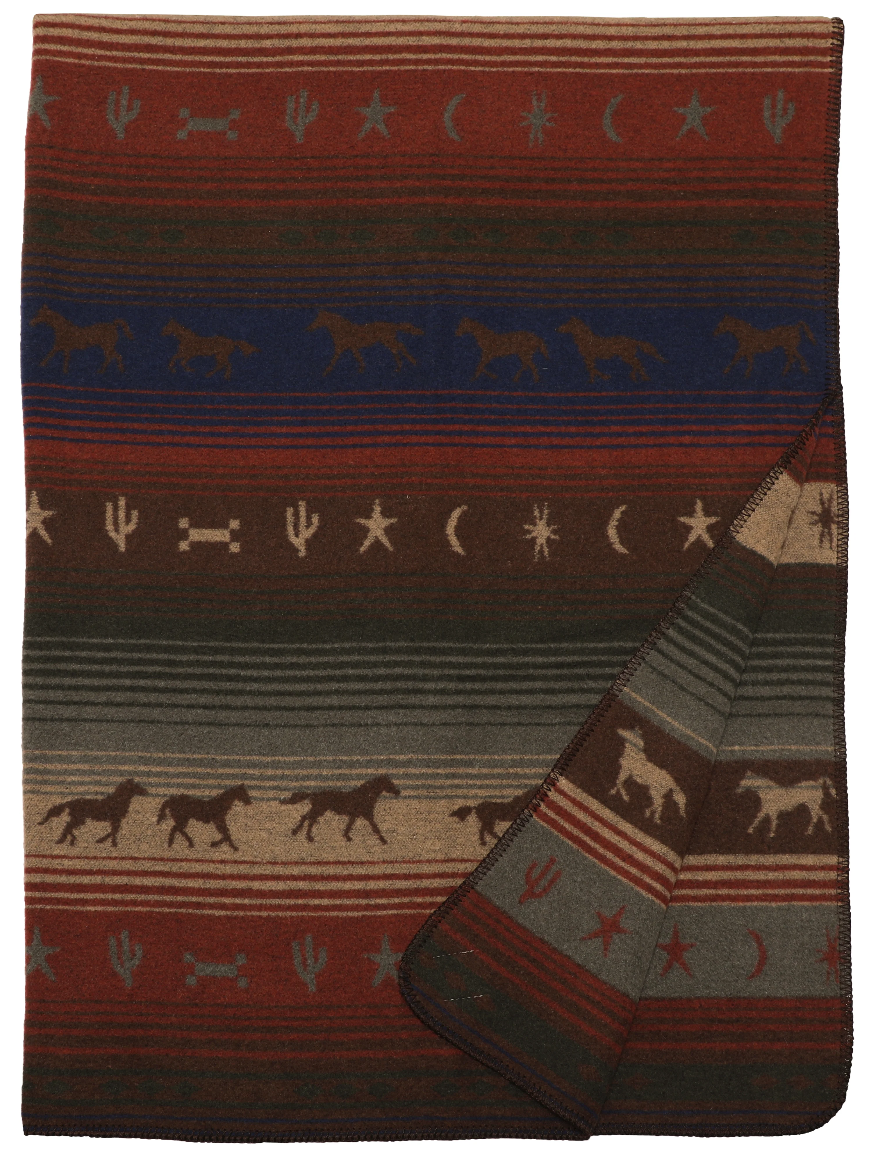 Fine Mustang Canyon III Throw Flexible