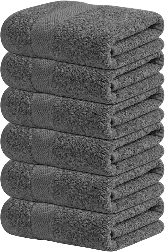 Responsible Infinitee Xclusives Dark Grey Hand Towels Natural