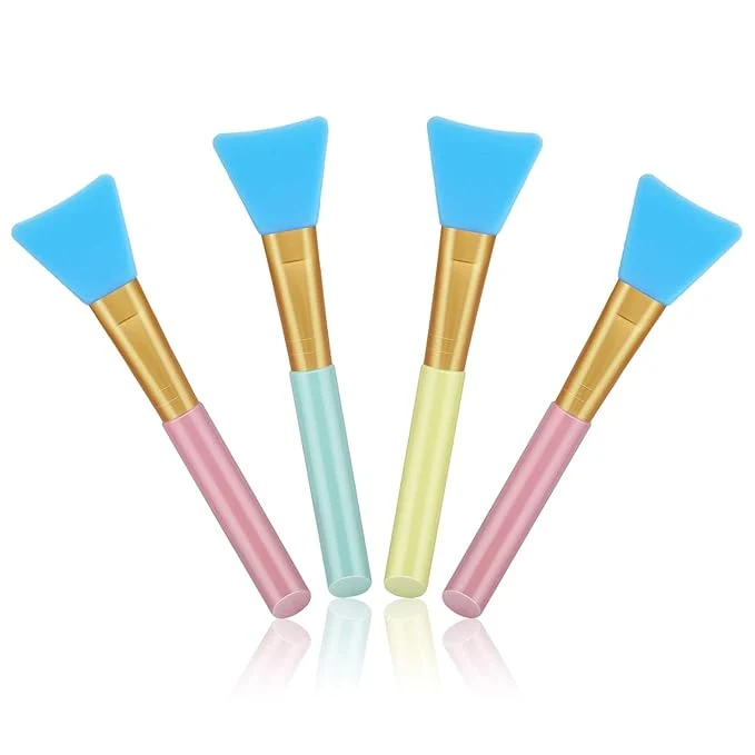 Exclusive Cuttte 4pcs Silicone Face Mask Applicators Flexible Facial Mud Masks Applicator Minimalist