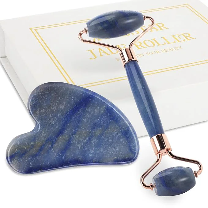Detailed Jade Roller for Face Facial Roller Massager Skin Care Tool Gua Sha Facial Flexible