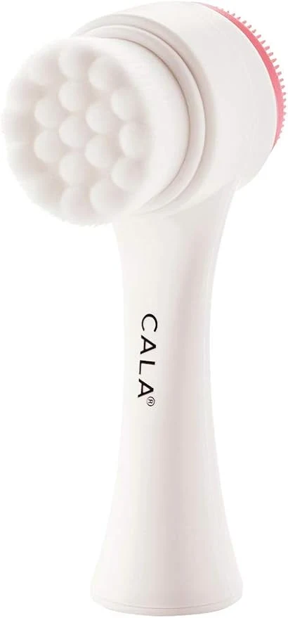 High-End CALA Dual-Action Facial Cleansing Brush Superfine Soft Bristles Deep Clean Long-Lasting