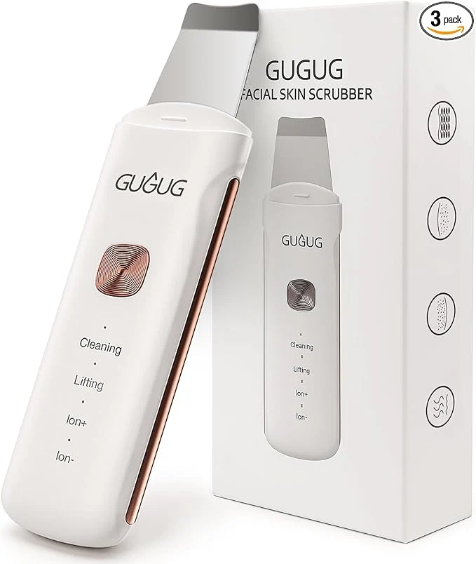 Superior GUGUG Skin Scrubber 4-in-1 Waterproof Facial Spatula Certified