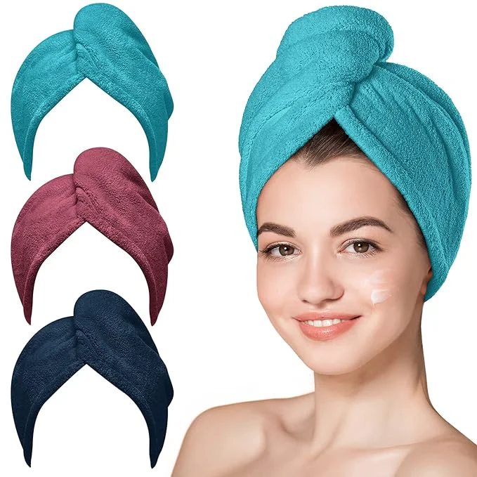 Functional Hicober Microfiber Hair Towel Hair Turbans Proven