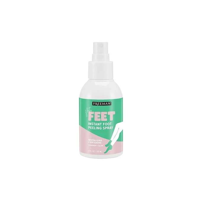 Expertly Made man Flirty Feet Instant Foot Peeling Spray Exfoliating Foot Mask Natural