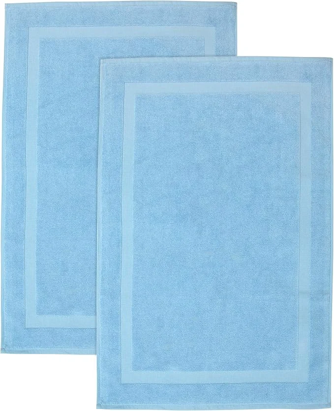 High-End Bumble Towels Bliss Luxury 2 Pack Banded Bath Mats Enhanced
