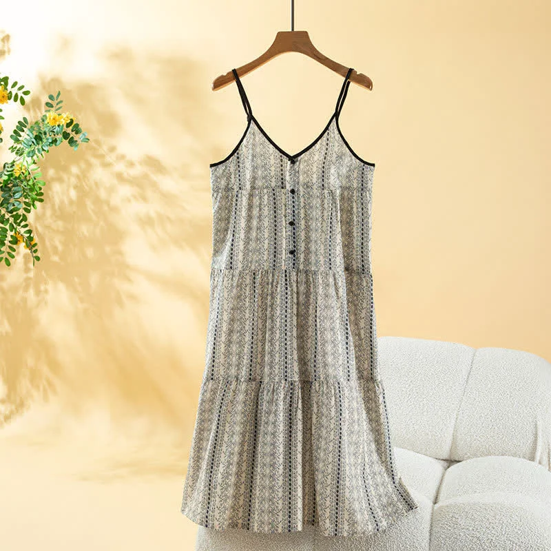 Casual Ownkoti Boho Cotton Cami Women 39 s Nightdress Detailed