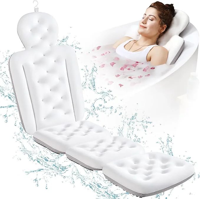 Specialty Full Body Bath Pillow for Bathtub Thick Bathtub Cushion Luxury Tub Pillow for Eco-Friendly