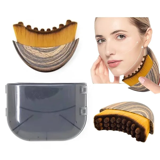 Selected 1 2 PCS Lymphatic Contour Face Brush Lightweight