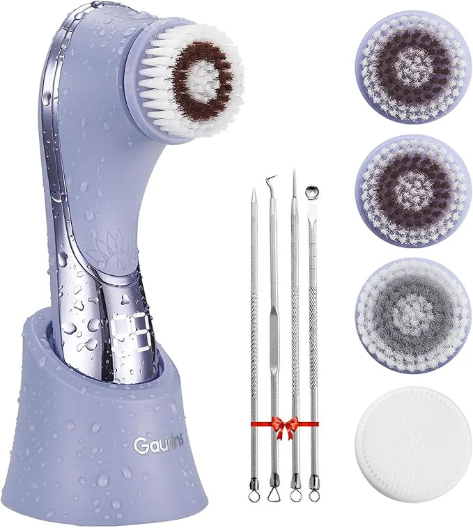 Original Facial Cleansing Brush Face Scrubber Exfoliator Rechargeable IPX7 Waterproof Organic