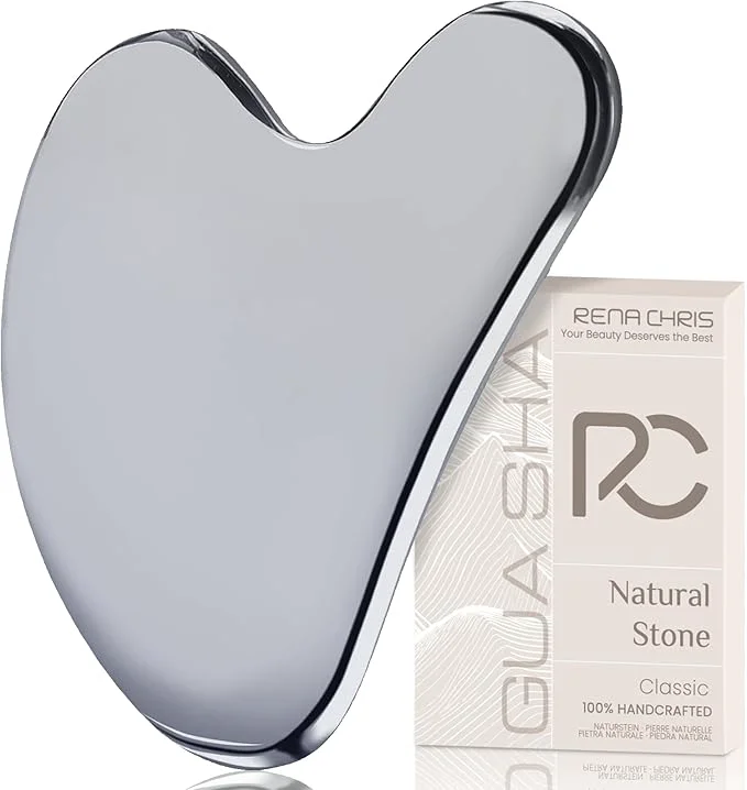 Fine Rena Chris Gua Sha Facial Tools Natural Terahertz Guasha Tool Specialty