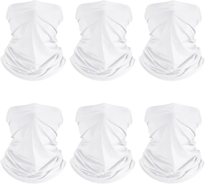 Clean Geyoga 6 Pieces Summer UV Protection Cooling Neck Gaiter Face Clothing Neck Healthy