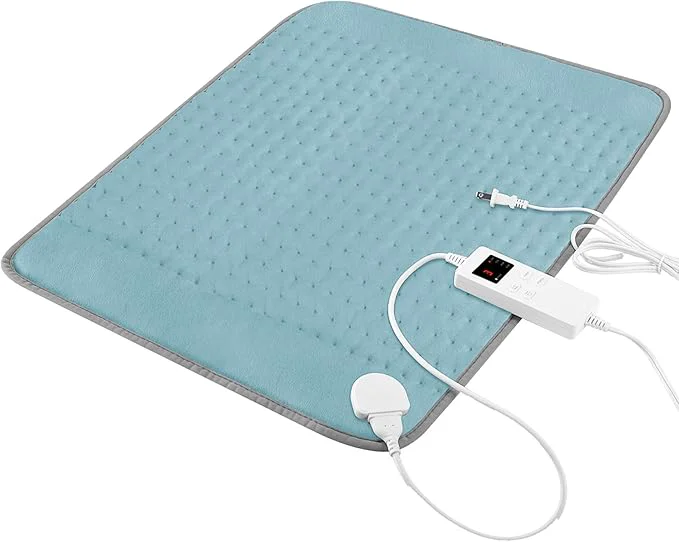 Green Heating Pad for Period Cramps Heating Pad for Back Neck Shoulder Muscle Pain Pure