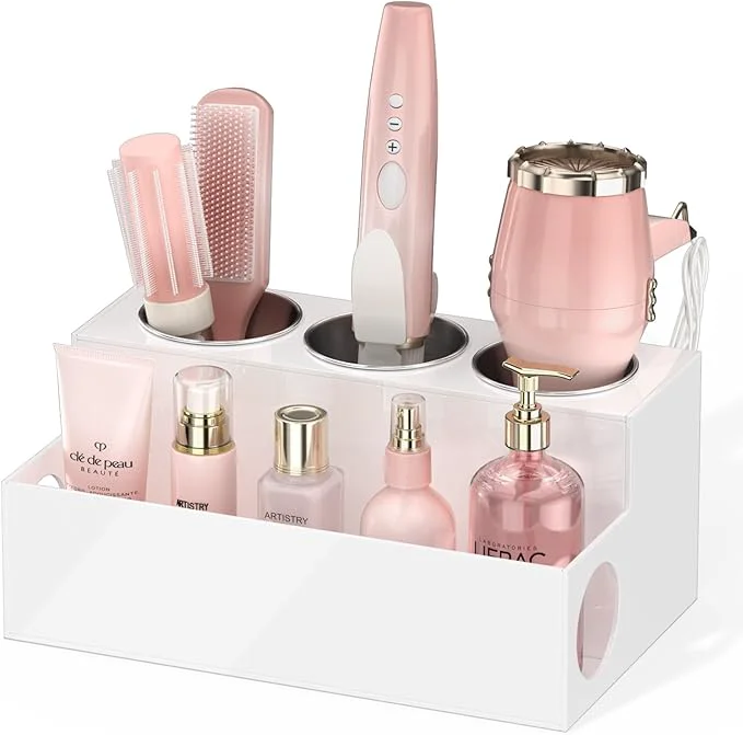 Original Design NIUBEE Acrylic Hair Styling Tool Organizer and Holder Expertly Made