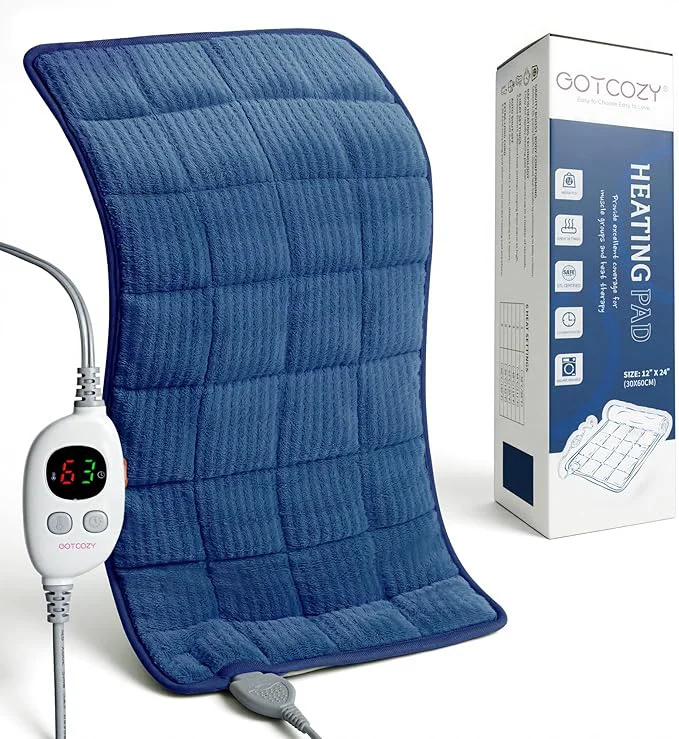 Safe GOTCOZY Weighted Heating Pad 12 X24 Modern