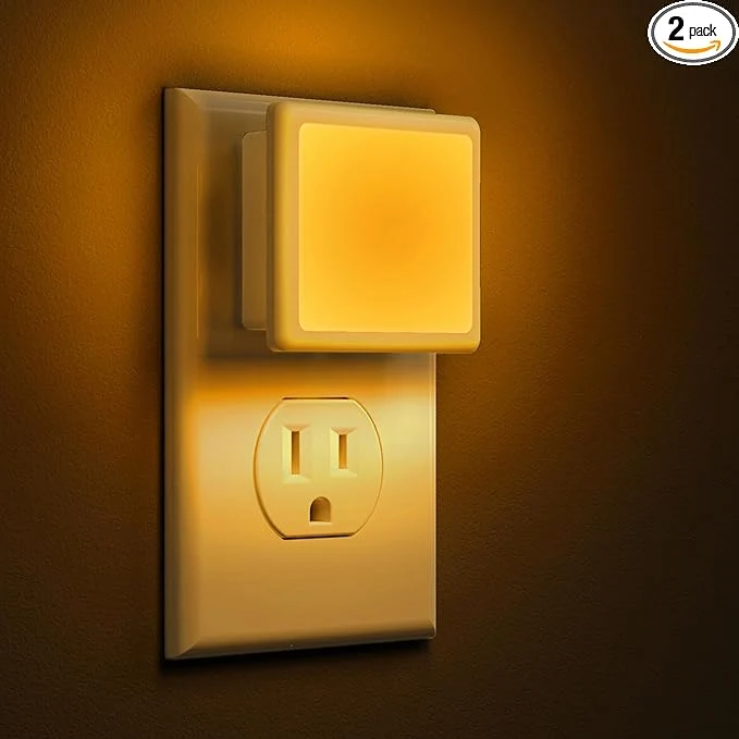 Professional L LOHAS LED Night Lights Plug into Wall 2-Pack 0.3W Plug in Night Light Secure