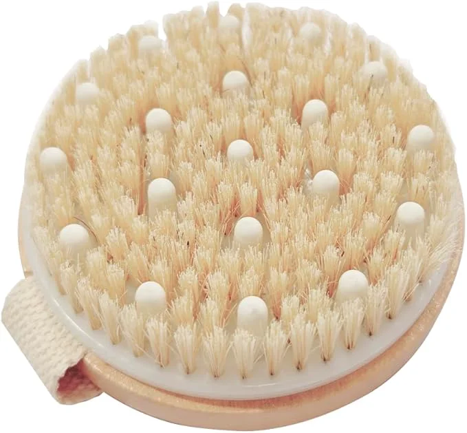 Lightweight Bamboo Dry Body Brush Shower Brushing Removes Dry Skin World-Class