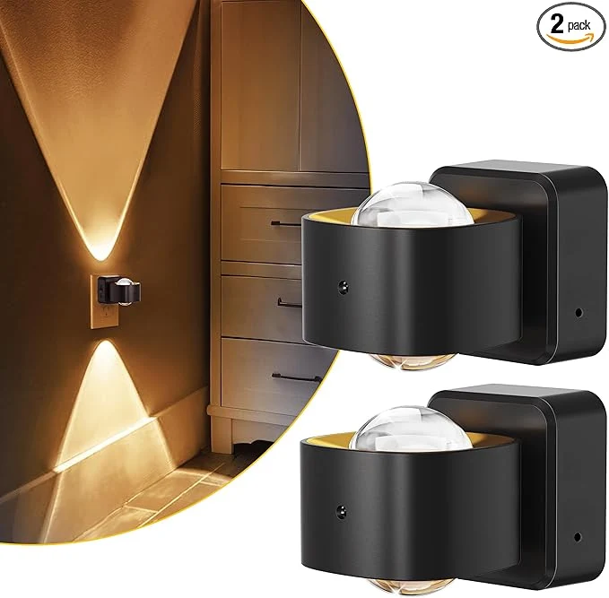 Flexible L LOHAS LED Night Light Projector Night Lights Plug into Wall Dusk to Dawn Powerful