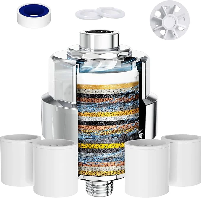 Minimalist Shower Filter EMBATHER 20 Stage Shower Head Filter Quality