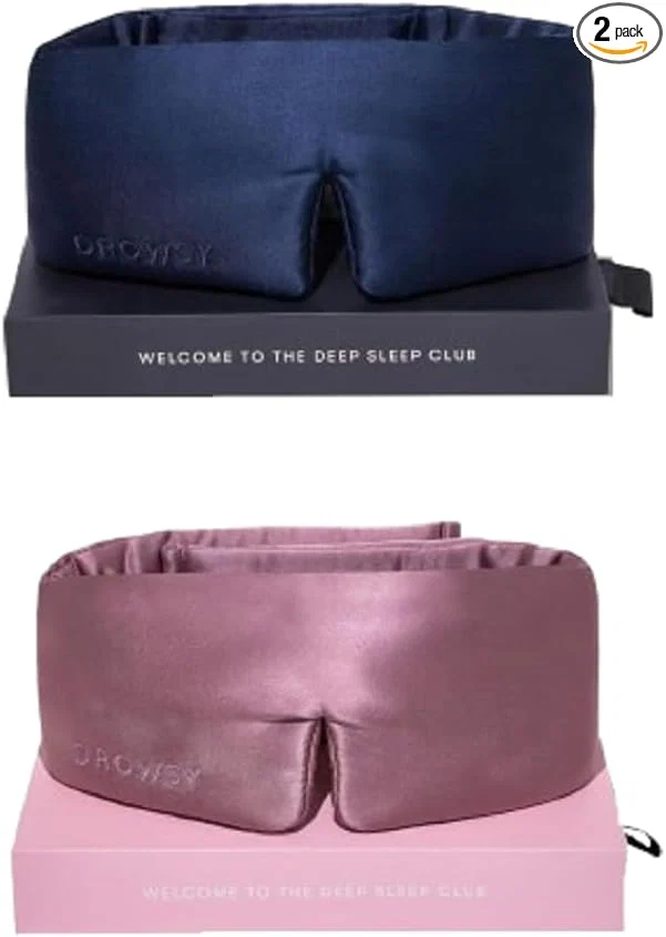 World-Class DROWSY Silk Sleep Mask Set Excellent