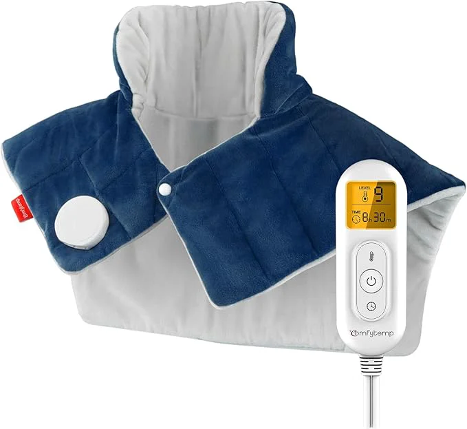 Exceptional Comfytemp Heating Pad for Neck and Shoulders and Back 2.6lb Weighted Electric Consistent