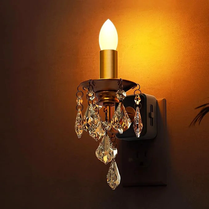 Stylish L LOHAS LED Candle Night Light Night Lights Plug into Wall LED Candle Night Detailed