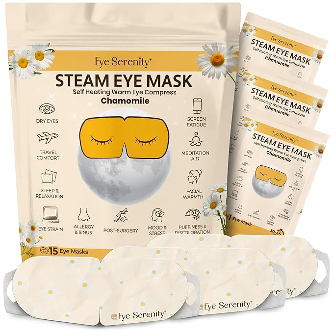 Clean Lure Essentials Steam Eye Mask Heated Eye Mask Self Heating Warm Compress Genuine