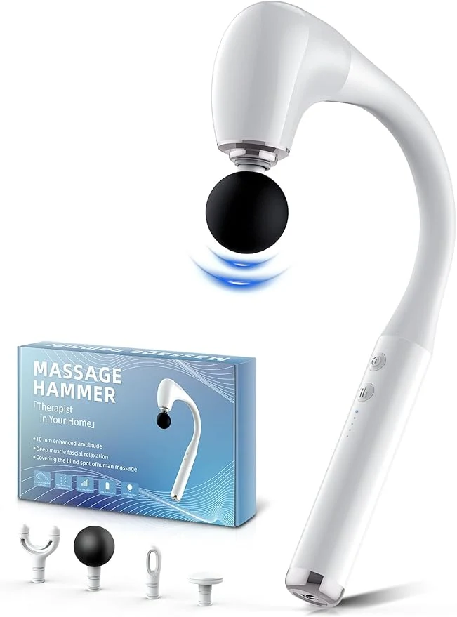High-Grade FVZ White Percussion Massage Gun Long-Lasting