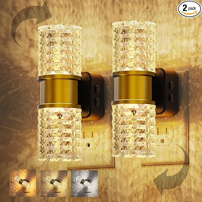 Fast L LOHAS LED Night Light Modern Night Lights Plug into Wall 2 Pack Recyclable