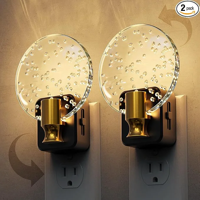 Modern L LOHAS LED Night Lights Plug into Wall Dusk to Dawn Sensor 3000K Soft White Detailed