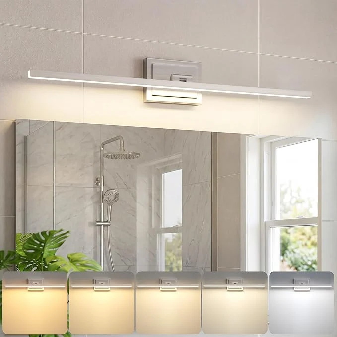 Efficient VOLISUN Modern Bathroom Vanity Light 31.5 inch 18W Dimmable 5CCT Led Bathroom Dependable