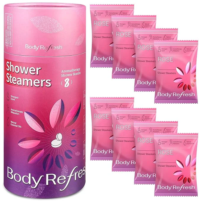 Practical Shower Steamers Aromatherapy 8 Pack Minimalist