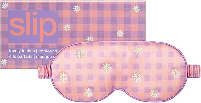 Lightweight slip Pure Silk Contour Sleep Mask Protect Your Delicate Lashes Healthy