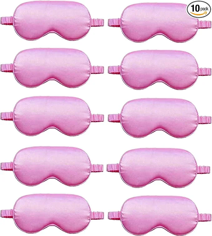Sophisticated 10 Pack Sleep Mask Silk Eye Mask First-Class