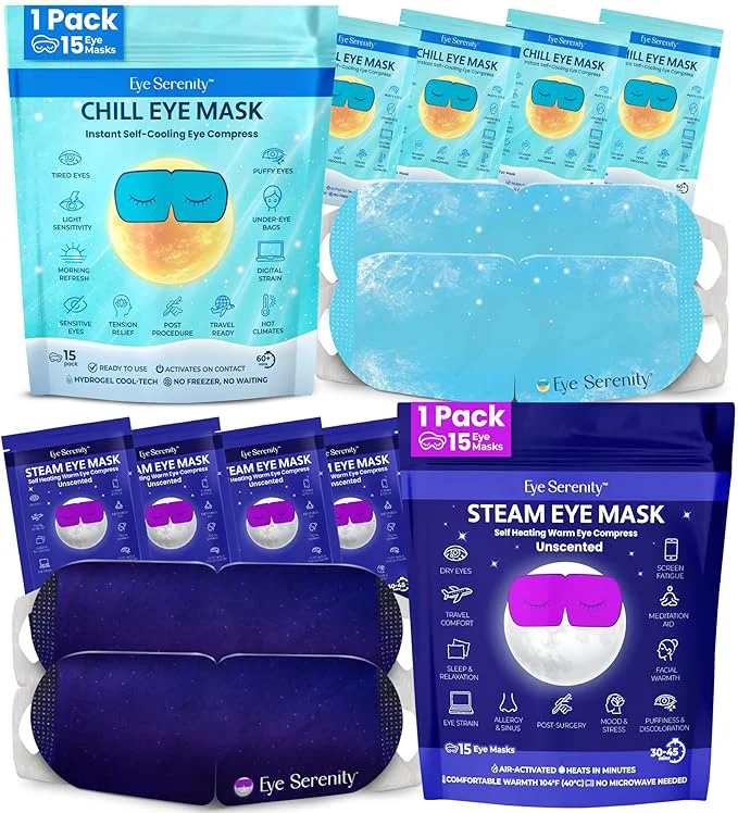 Pure Lure Essentials CHILL Eye Mask and Steam Eye Mask Optimized