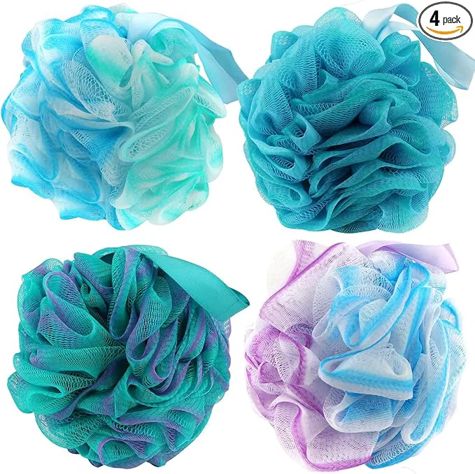 Excellent Chuya Bath Sponges Loofahs 70 Grams Large Size 4 Pack Shower Sponge Smart