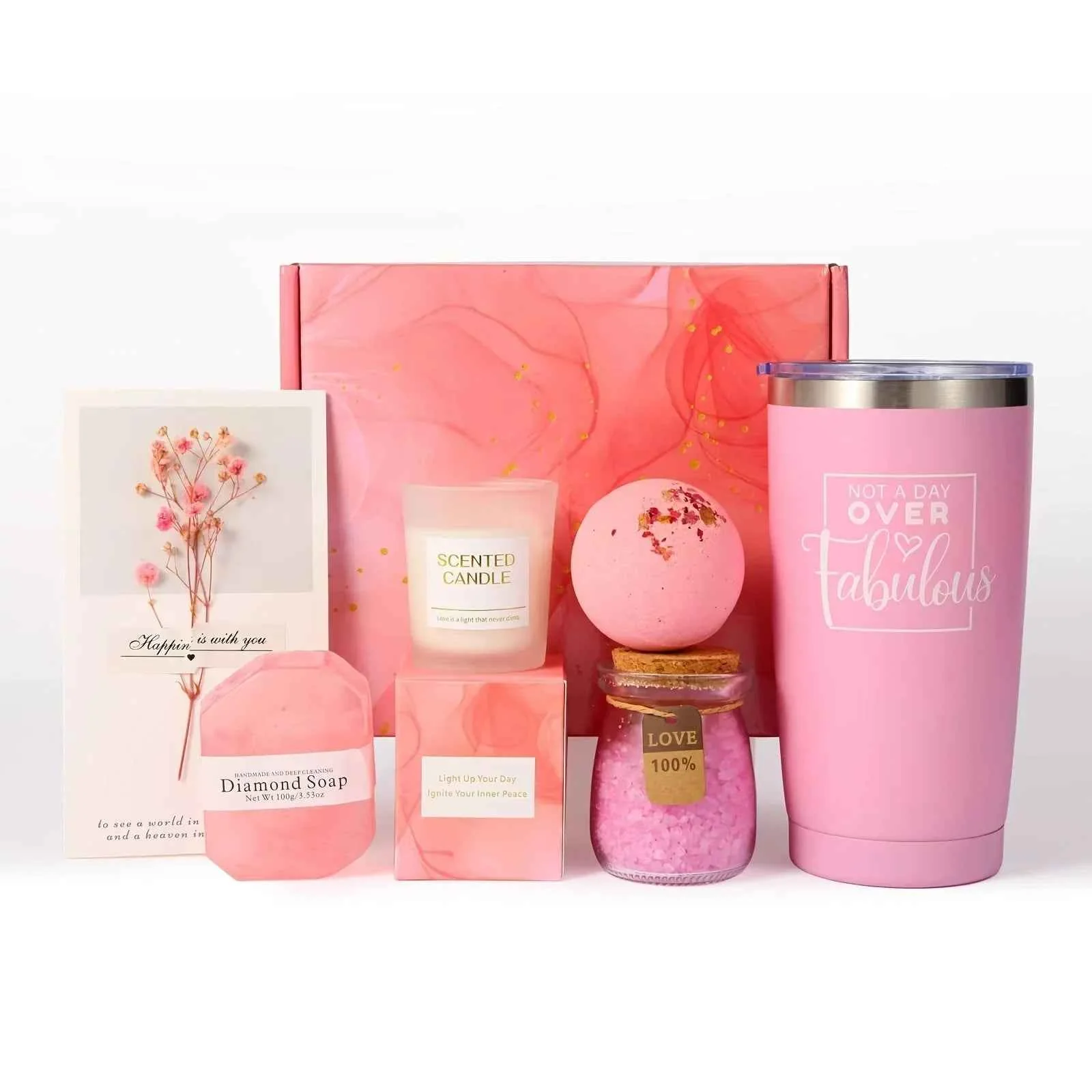 Flexible Cotton Spa Gift Set with Rejuvenating Essentials Green
