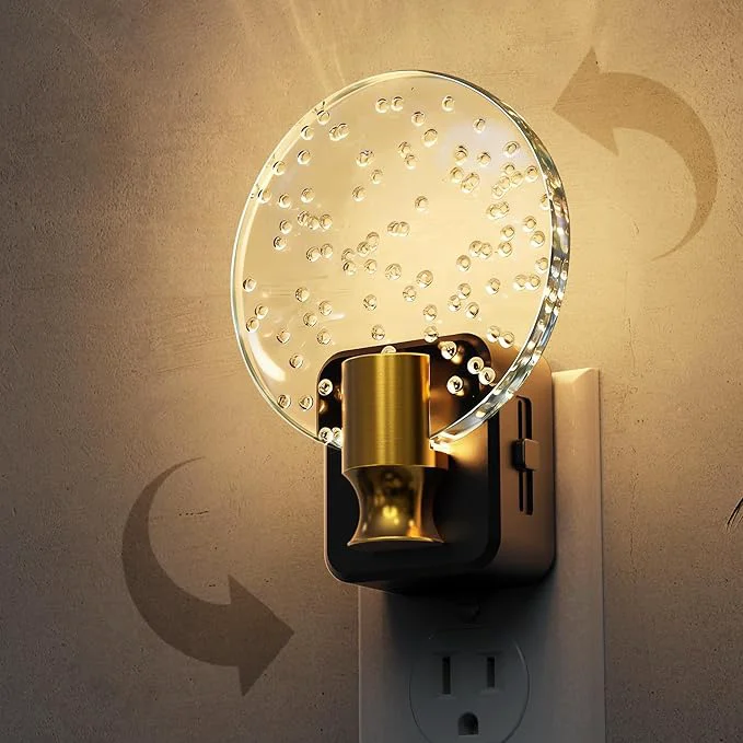 Stylish L LOHAS LED Night Lights Plug into Wall Dusk to Dawn Sensor 3000K Soft White Original
