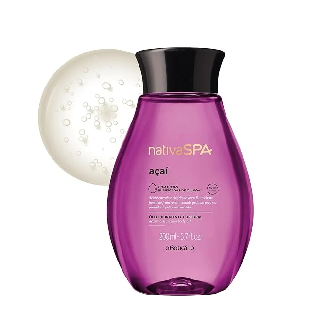 Enhanced Nativa SPA by O Boticário Açaí Body Oil Scented Moisturizer 6.8 Ounce Stylish