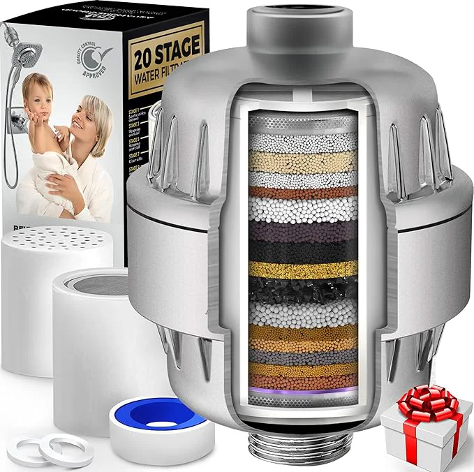 Innovative AquaHomeGroup 20 Stage Shower Filter Unique
