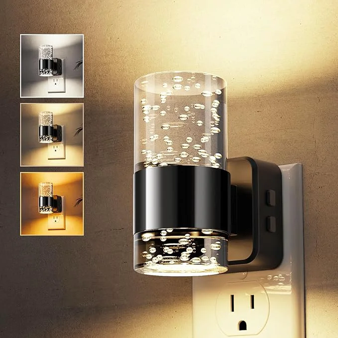 Smart L LOHAS LED Night Lights Plug into Wall Dimmable Night Light Luxury