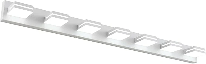 Reusable SineRise LED Modern Bathroom Vanity Light Fixtures Matte White Modern Acrylic Convenient